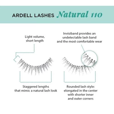Ardell Fashion Lashes - 110 Black #65004 (3-pack) 4 Ardell Fashion Lashes - 110 Black #65004 (3-pack) - Image 2