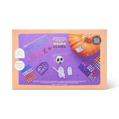 Halloween Craft Gem Art Pumpkin Decorating Kit - Mondo Llama™ 3 Halloween Craft Gem Art Pumpkin Decorating Kit - Mondo Llama™