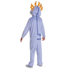 Disguise Minecraft Kids' Purple Axolotl Hooded Jumpsuit Halloween Classic Costume Jumpsuit - Purple - 10-12