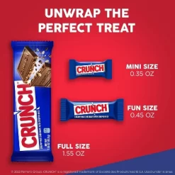 Crunch 16 Pack Full Size Single Chocolate Candy Bar 1.55oz Each Bulk Packaging -Target GUEST c9ae4bd5 b9d7 440e 877e ca315f8199a6