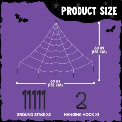 Joyfy Halloween Spider Web With Giant Spider Set,Realistic Hairy Spiders,400 Sq Ft Spider Web,Outdoor Decorations And Yard Party Decor Supplies -Target GUEST ca3245a4 e6b7 4b9d 89e6 0df15da6aa9e