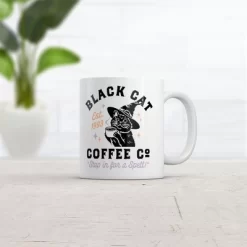 Crazy Dog Black Cat Coffee Co Mug Funny Sarcastic Kitten Graphic Novelty Cup-11oz