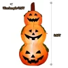 Tangkula Halloween Decoration Inflatable 3-Pumpkin Stack 5.2 Ft Halloween Pumpkin Lantern W/ Internal LED Bulbs -Target GUEST cbdb53ea d3d7 408c 89a5 9aea1936ccc4
