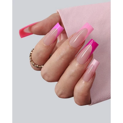 BTArtboxnails XCOATTIP® Press-On Nails - Pink Pastel Collection -Square Nails -150ct 9 BTArtboxnails XCOATTIP® Press-On Nails - Pink Pastel Collection -Square Nails -150ct - Image 7