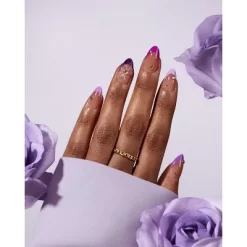 BTArtboxnails XCOATTIP® Press-On Nails - Purple Pastel French - Short Almond -160ct -Target GUEST cf1410df fa2d 4f9a b550 c3b5c69ba383