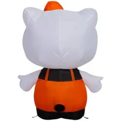 Hello Kitty 3' Airblown In Jack O'Lantern Outfit Halloween Inflatable Decoration