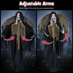 Costway 8.2 Ft Halloween Standing Witch Voice Activated Animatronic Ghost With Lighted Eyes -Target GUEST d0199412 e0ad 40d3 a571 32ddf0abadd3