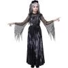 Joyfy Girls Princess Costume Halloween, Elegant Black Dress Halloween Costumes Outfit With Headband For Kids Halloween Ghost Role Play Party
