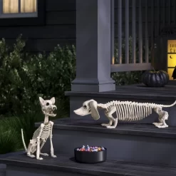 11.5" Chihuahua Skeleton Halloween Decorative Prop - Hyde And EEK! Boutique™