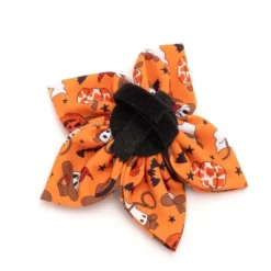 The Worthy Dog Howdyween Flower - Adjustable Pet Collar Accessory