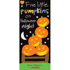 Scholastic Five Little Pumpkins On Halloween Night - By Sandra Magsamen ( Board Book )