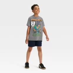 Minecraft Boys' Halloween Trick Or Treat Short Sleeve Graphic T-Shirt - Gray -Target GUEST d4241ba5 805e 4d80 b475 1466959c87d3