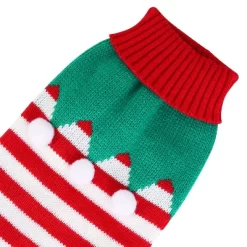 IMountek Pet Christmas Turtleneck Sweater Snowman Stripes Costume For Small Medium Kitten Puppy Cats Dogs Furball -Target GUEST d623efb5 1525 462a 9cd5 8e6853cbc632