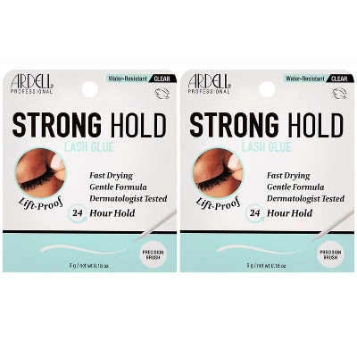 Ardell Strong Hold Lash Glue Clear, 0.18 Oz (PACK OF 2) - Eyelash Adhesive For Eye Lashes | UPC#. 074764373496 4 Ardell Strong Hold Lash Glue Clear, 0.18 Oz (PACK OF 2) - Eyelash Adhesive For Eye Lashes | UPC#. 074764373496 - Image 2