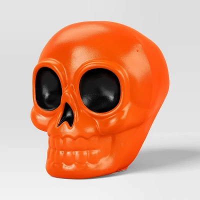 6.5" Lit Skull Halloween Decorative Prop - Hyde And EEK! Boutique™ 4 6.5" Lit Skull Halloween Decorative Prop - Hyde And EEK! Boutique™ - Image 2