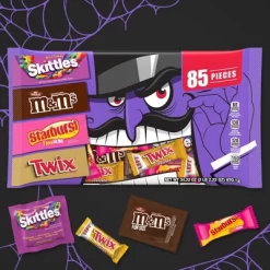 Mars M&M's, Skittles, Starburst, Twix Halloween Candy Variety Pack - 34.22oz/85ct