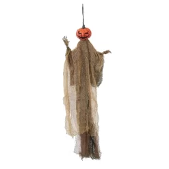 Morris Costumes 2 Ft. Hanging Green Pumpkin Man Halloween Decoration
