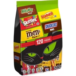 Mars - M&M's, Snickers, Skittles, Starburst & Milky Way Halloween Chocolate Candy Variety Bag Bulk - 47.23oz/120ct -Target GUEST dd2de404 04ef 48e7 a391 6a3aa8ddbf65