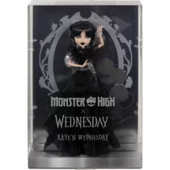 Monster High X Wednesday Collectible Rave'N Wednesday Doll In Black Gown -Target GUEST ddaf54fd 7ed9 4cc3 99a3 25789265aaba