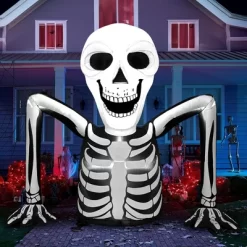 Joyfy 5.5 FT Halloween Inflatables Outdoor Decorations, Inflatable Skeleton Ground Breaker With LEDs For Halloween Party Yard Garden Lawn Decorations -Target GUEST ddd4e387 83e0 48a5 bcbd 3680242c31b3