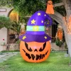 5FT Halloween Decorations Outdoor Halloween Inflatables Pumpkin With Build-in LED Lights Blow Up Pumpkin For Halloween Indoor Outdoor Yard Garden -Target GUEST dee7cdc8 b997 4aa2 a98c 89fc220f5873