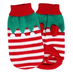 IMountek Pet Christmas Turtleneck Sweater Snowman Stripes Costume For Small Medium Kitten Puppy Cats Dogs Furball -Target GUEST df5fe4a7 6e8b 4858 a9a1 2f9d4fb37845