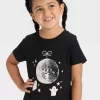Toddler Girls' Short Sleeve Halloween Graphic T-Shirt - Cat & Jack™ Black