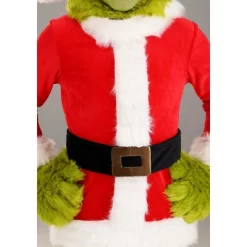 HalloweenCostumes.com Kids Dr. Seuss Grinch Santa Open Face Halloween Costume For Toddlers
