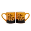 Silver Buffalo Disney Halloween Mickey And Minnie Mouse 14-Ounce Ceramic Mugs | Set Of 2