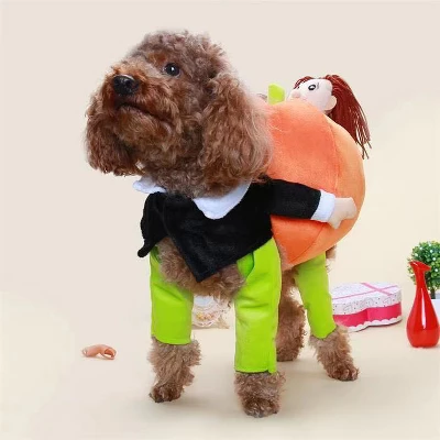 Pet Life 'Pumpkin Mon' Dog Pumkin Carrying Halloween Dog Costume, LG 4 Pet Life 'Pumpkin Mon' Dog Pumkin Carrying Halloween Dog Costume, LG - Image 2