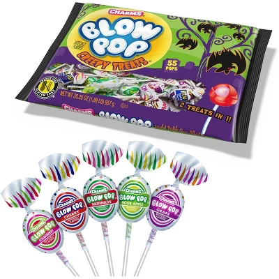 Blow Pop Halloween Assorted Lollipops - 30.25oz/55ct 4 Blow Pop Halloween Assorted Lollipops - 30.25oz/55ct - Image 2