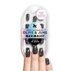 Olive & June Press-On Fake Nails - Maximalist - Holographic Starry Skies - S Squoval - 42ct -Target GUEST e26b73cd 98e0 48f2 a019 6d8c257ad342