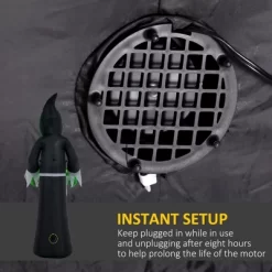 8ft Inflatable Halloween Decoration Mirror Face Ghost, Blow Up Outdoor LED Yard Display, Waterproof -Target GUEST e35f90bb 9bb0 4e6c 94d7 319aa1016011