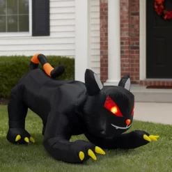 Syemin Inflatable Holiday Decorations Halloween Inflatables Animated Black Cat Outdoor Decorations Blow Up Yard Decor, Black, 40"*78"*54" -Target GUEST e360692f 1c1c 4165 96d9 0580a7833167