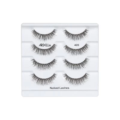 Ardell Naked 420 False Eyelashes - Black - 4pr 4 Ardell Naked 420 False Eyelashes - Black - 4pr - Image 2