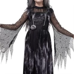 Joyfy Girls Princess Costume Halloween, Elegant Black Dress Halloween Costumes Outfit With Headband For Kids Halloween Ghost Role Play Party -Target GUEST e60b9cfd 988b 442b b81e e2da40e7a0c7