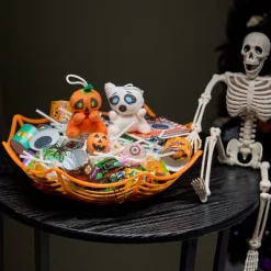 Joyfy 5pcs Halloween Plastic Spider Web Bowls Candy Basket, Candy Bowl Tableware Decorations, Halloween Candy Dish Trick Or Treat Party Supplies -Target GUEST e672cd90 5325 4c58 9816 77526ac44796