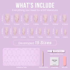 BTArtbox Press-On Nails -Pink Sparkle - M Almond -30ct 13 BTArtbox Press-On Nails -Pink Sparkle - M Almond -30ct -Target GUEST e83c81b8 7d57 4f07 8d97 8ce059c03994