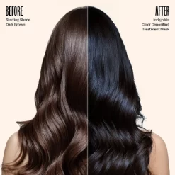 Overtone Indigo Iris Hair Mask- Semi-Permanent Hair Dye & Color Conditioner- Vegan, Ammonia-Free, Blue For Brown & Blonde Hair