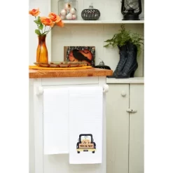 C&F Home Trick Or Treat Candy Corn Truck Halloween Embroidered Cotton Waffle Weave Kitchen Towel -Target GUEST e91e9715 0c0d 430c bc63 b0ced019f0f9