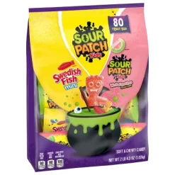 SOUR PATCH KIDS Watermelon & Swedish Fish Halloween Candy Variety Pack - 36.32oz/80ct -Target GUEST e9542d3d 507d 4dc0 ac13 88d8d8e01683
