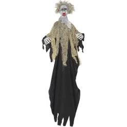 Sunstar Shaking Ghost Hanging Halloween Decoration - - Black