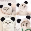 1 Or 2pcs Cute Cat Costume Warm Bear Hats For Cat Adjustable Soft Small Pet Headwear Bear Hat For Cat Puppy Dog Holiday Christmas Halloween -Target GUEST ec194711 87e5 4c91 a1bd 5f4b6dde0217