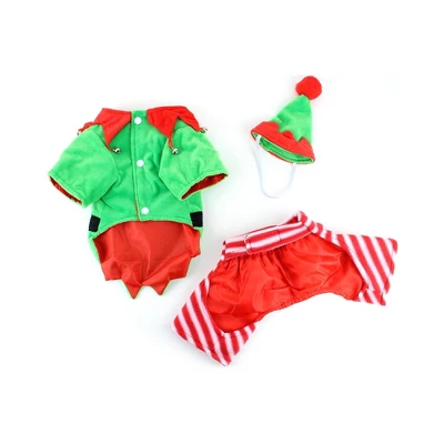 Midlee Dog Elf Costume 3 Midlee Dog Elf Costume