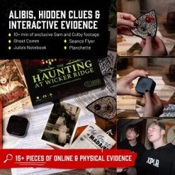 Hunt A Killer X Sam And Colby: The Haunting At Wicker Ridge Board Game -Target GUEST edc21a91 af00 4fe3 9892 457a80074597