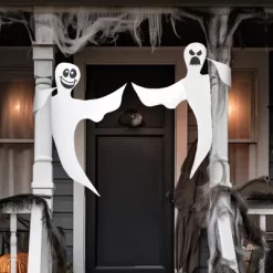 Joyfy 2Pcs 53" Halloween Bendable Tree Wrap Ghost, Smiling Ghost Hanging Decor Party Supplies For Tree, Porch, Yard, Lawn Outdoor -Target GUEST eec4dfc5 a3f5 4f72 98f7 d8ee17145fe2