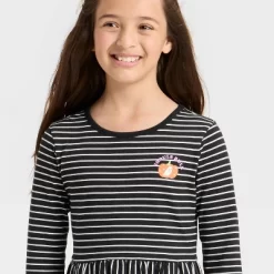 Girls' Long Sleeve Halloween Dress - Cat & Jack™