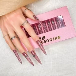 Vynxaria Pink Versatile Press-On Nails For Any Outfit Size M -Target GUEST ef57b8f5 f683 4612 bd24 74037e211e6b