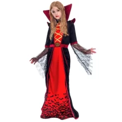 Joyfy Girls‘ Halloween Royal Vampire Queen Costume – Gothic Victorian Halloween Dress Set Rule The Night In Dark Elegance! -Target GUEST f0293d4b 2914 4b14 8260 10d9d991fe39