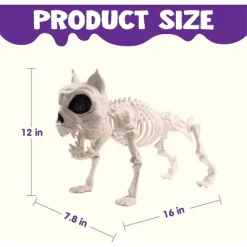 Joyfy 2 PCS 16" Halloween Decoration Dog Puppy Skeleton Full Body Posable For Spooky Scene Decor Halloween Party Favors Haunted House Graveyard Props -Target GUEST f2b65294 a1cc 465b bfed 55ea548dd5d9